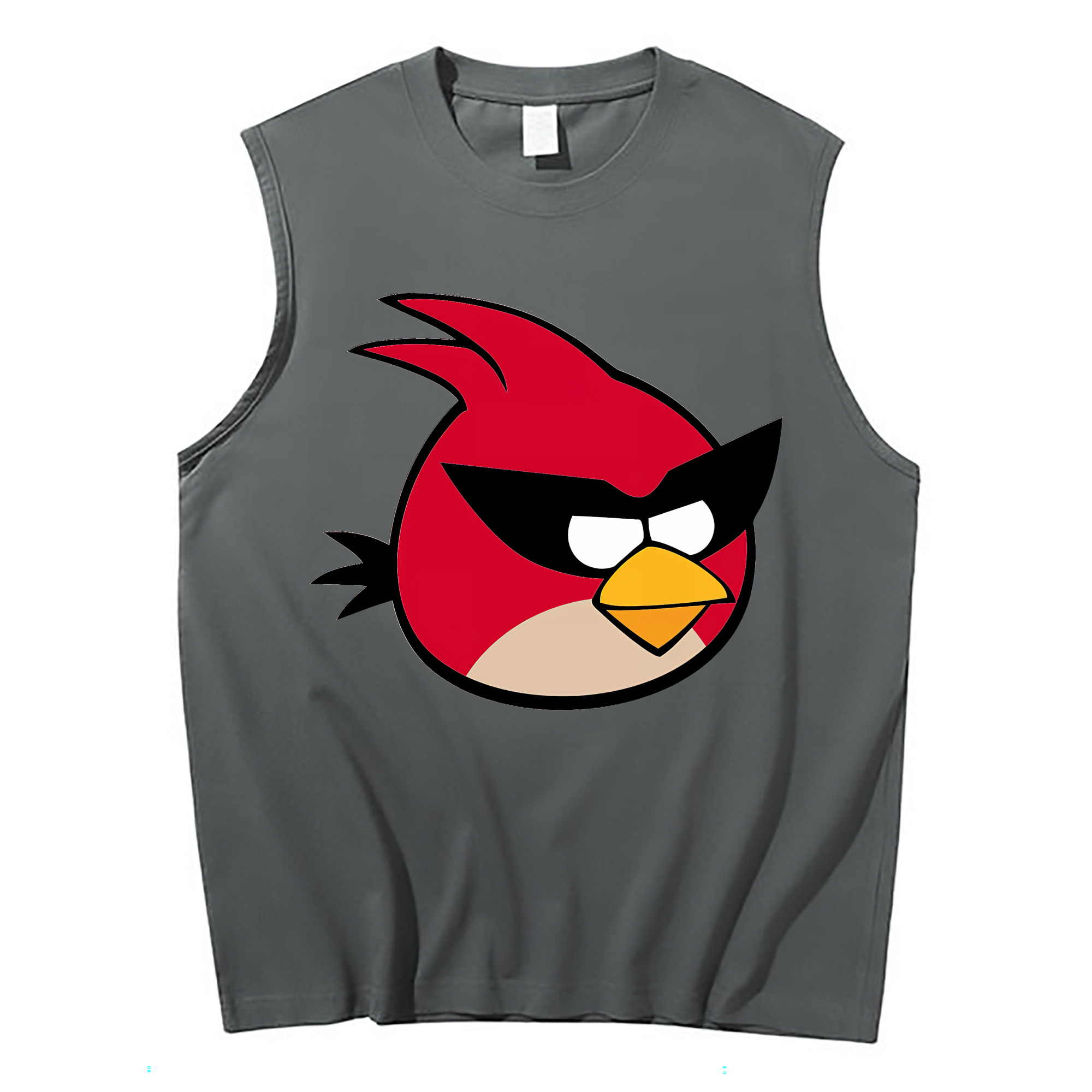 （画像用） Angry Birds アングリーバード コットン100％タンクトップ（フロントプリント）